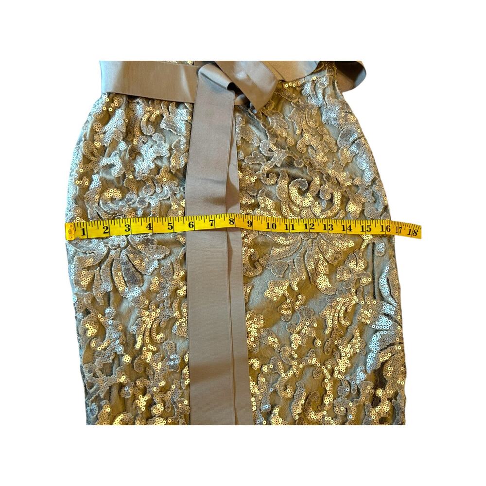 Tadashi Shoji Waverly Sequin Embroidered Gown - Size 2 - Picture 10 of 16